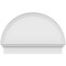 Ekena Millwork Half Round Smooth Architectural Grade PVC Combination Pediment, 32"W x 22-3/4"H x 2-3/4"P PEDPC032X230HRO00 - alternate 4